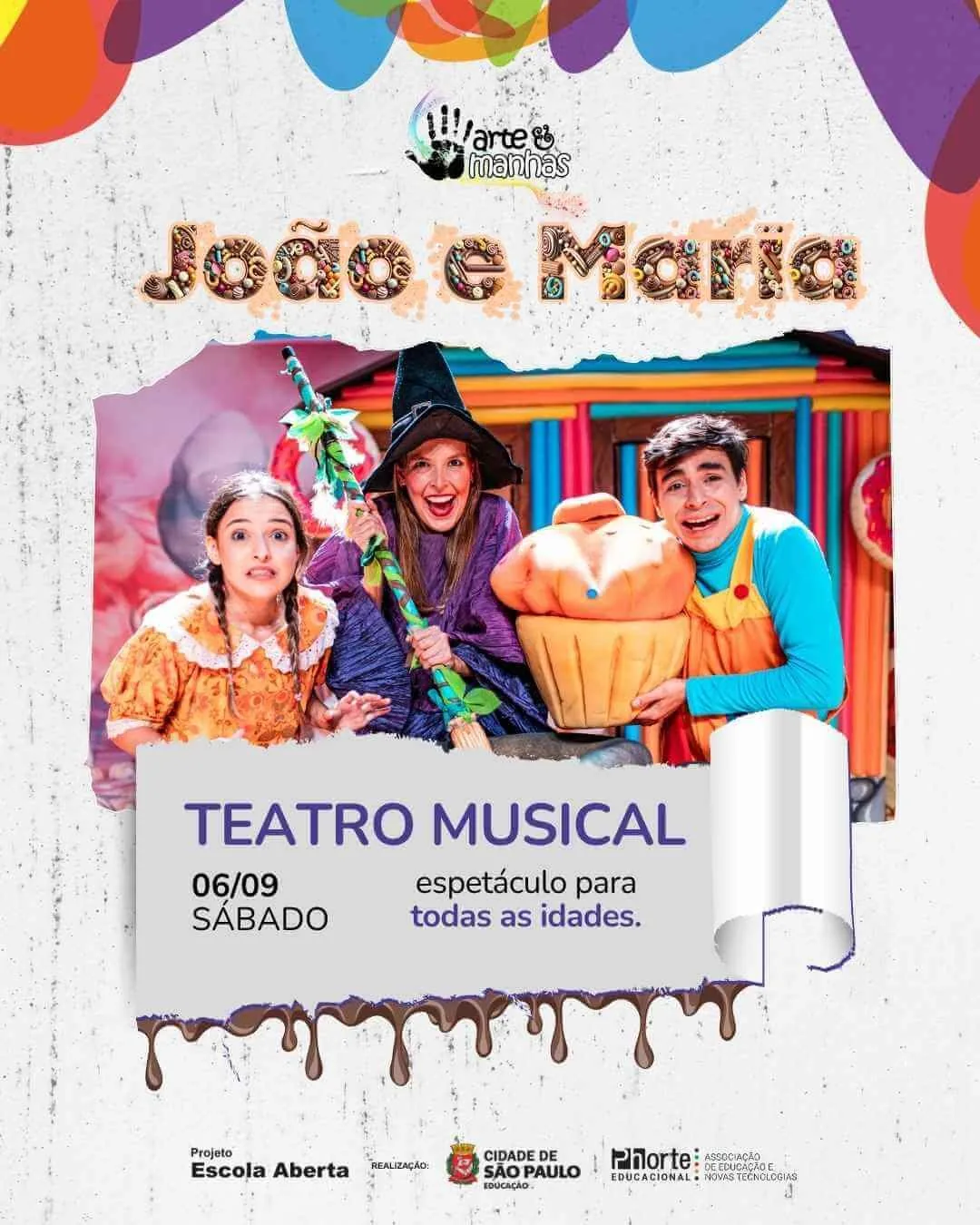 João e Maria: um musical encantador para toda a família