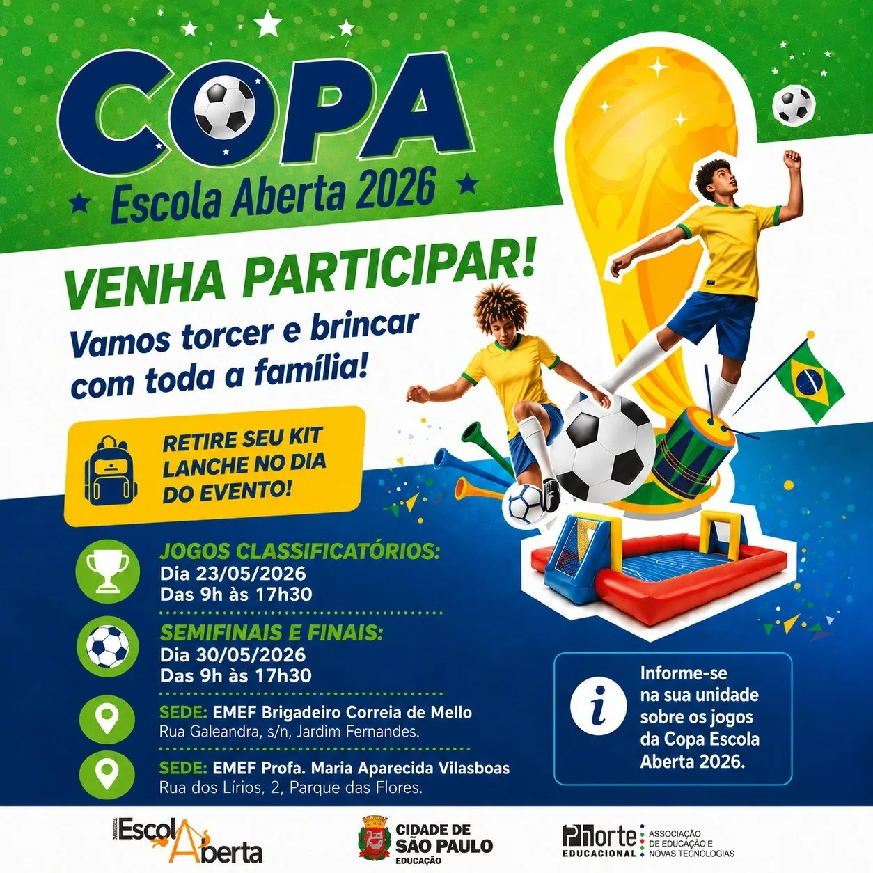 Copa Escola Aberta 2026