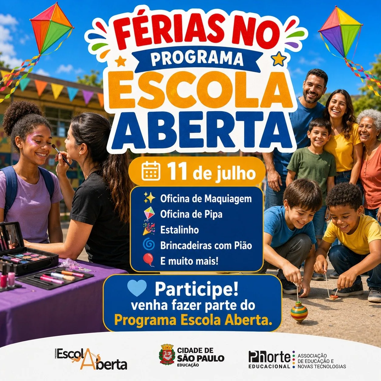 Férias na Escola Aberta