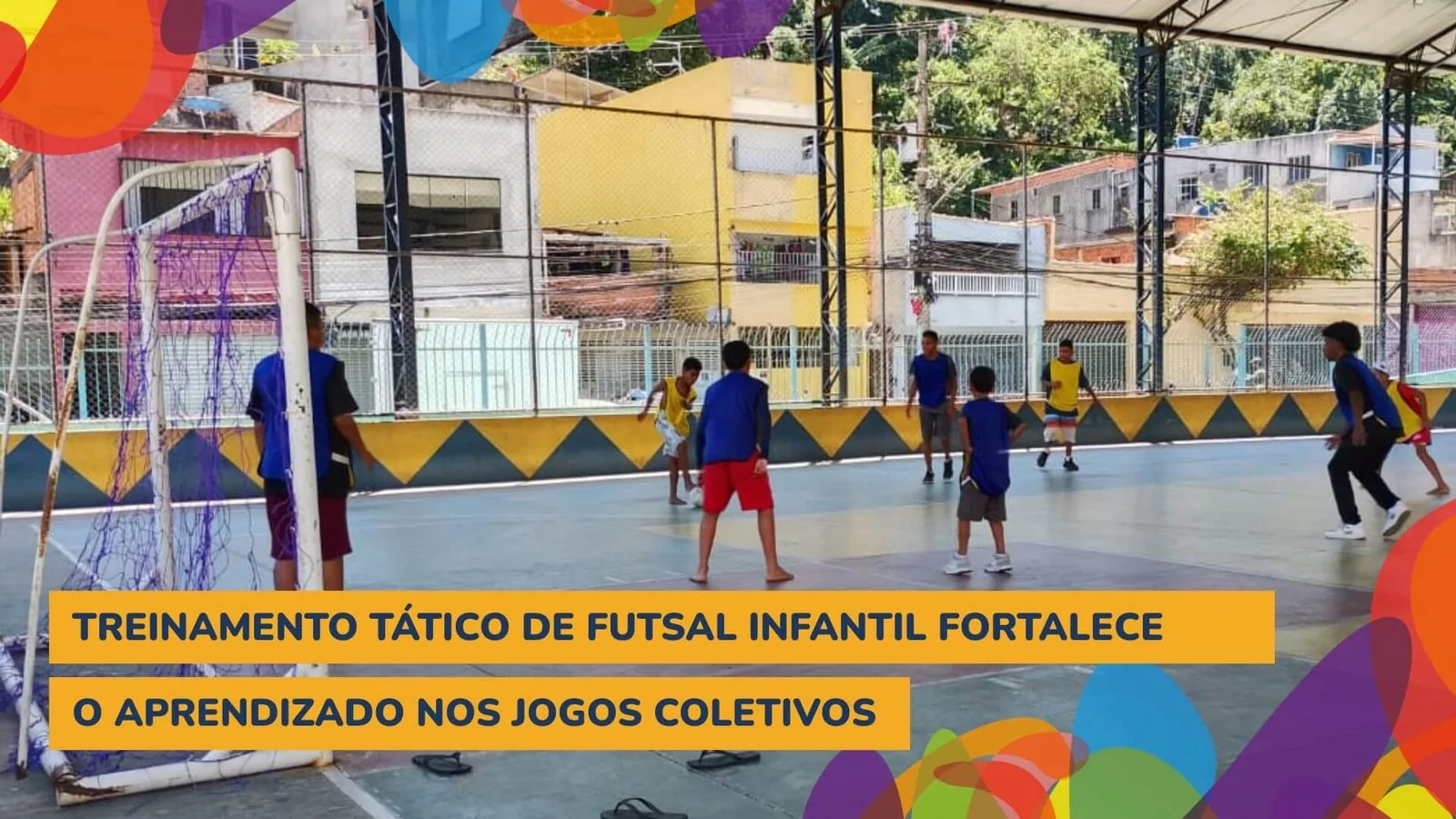 Treinamento tático de futsal infantil fortalece o aprendizado nos jogos coletivos