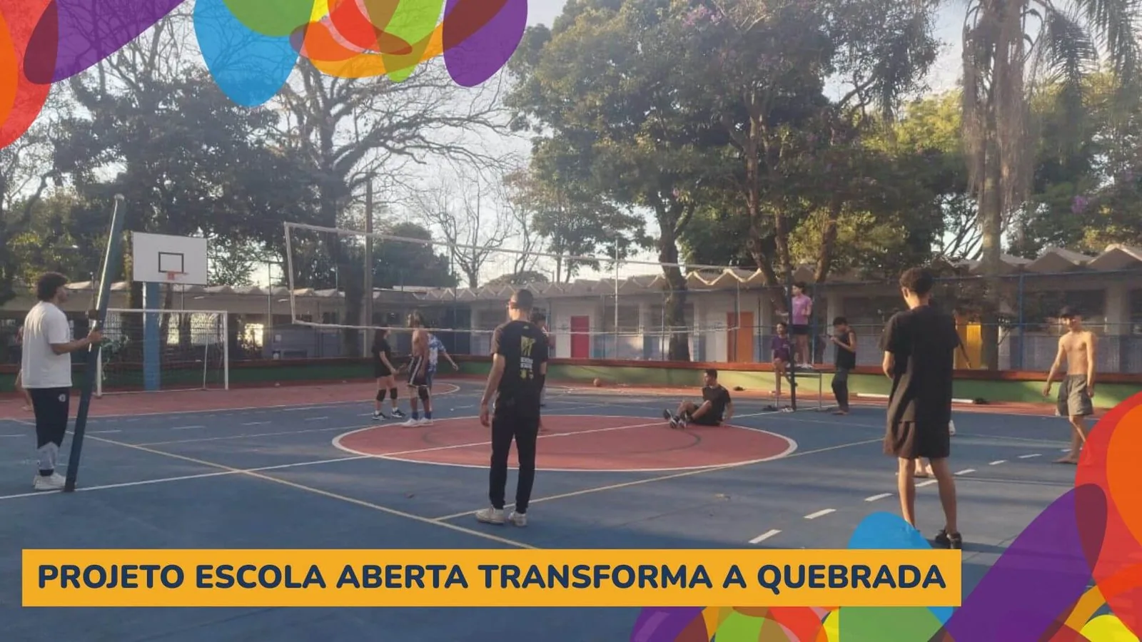 Projeto Escola Aberta transforma a quebrada