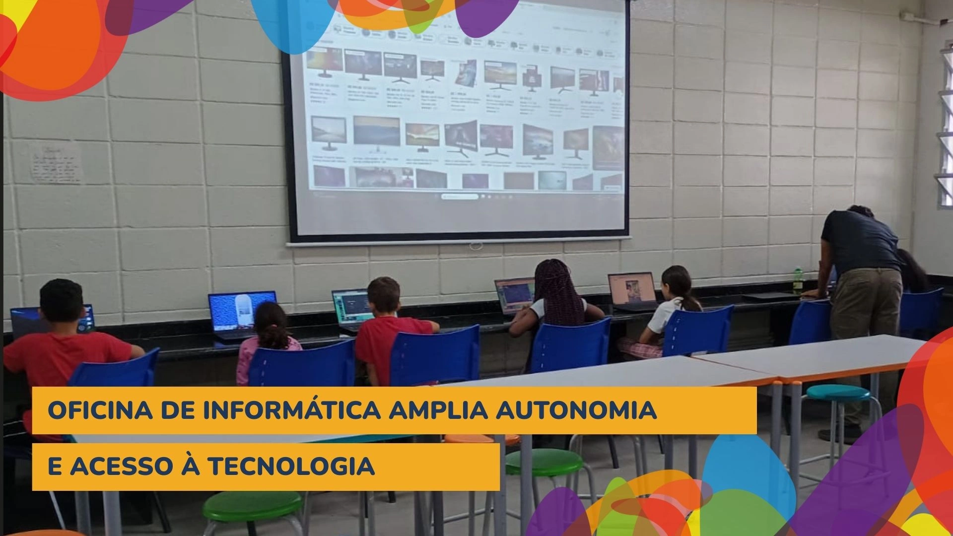 Oficina de informática amplia autonomia e acesso à tecnologia